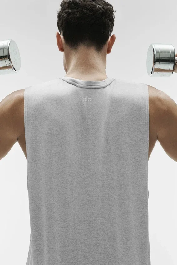 Débardeur Conquer Muscle - Gris chiné athlétique