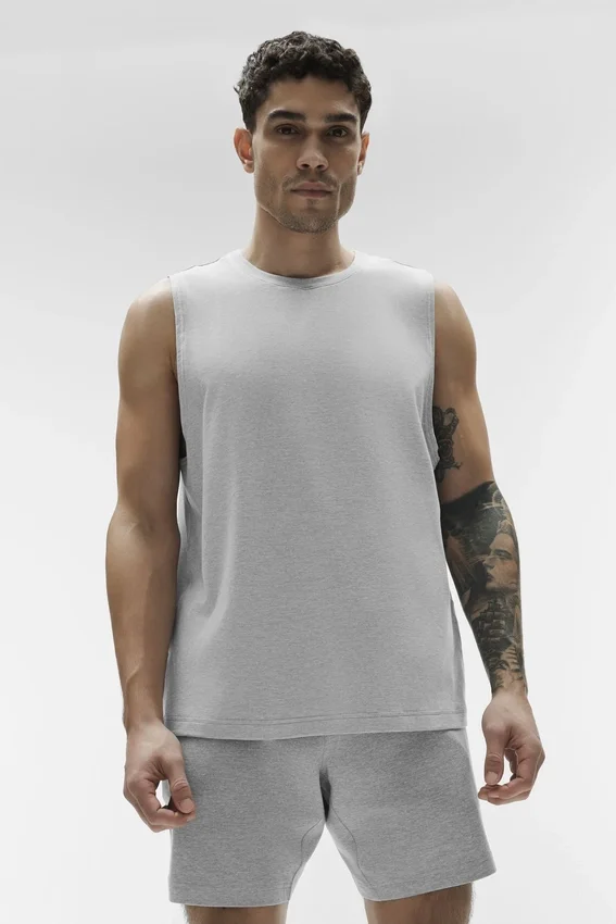 Débardeur Conquer Muscle - Gris chiné athlétique