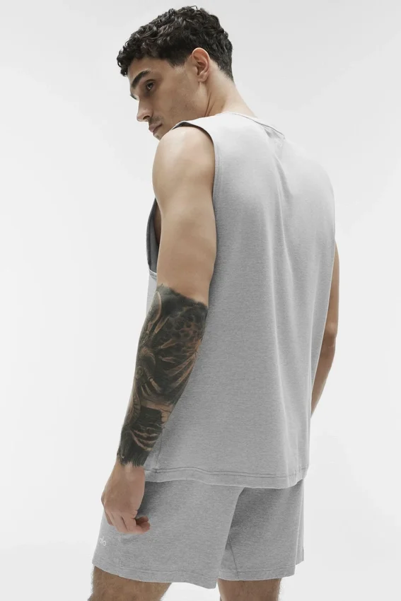 Débardeur Conquer Muscle - Gris chiné athlétique