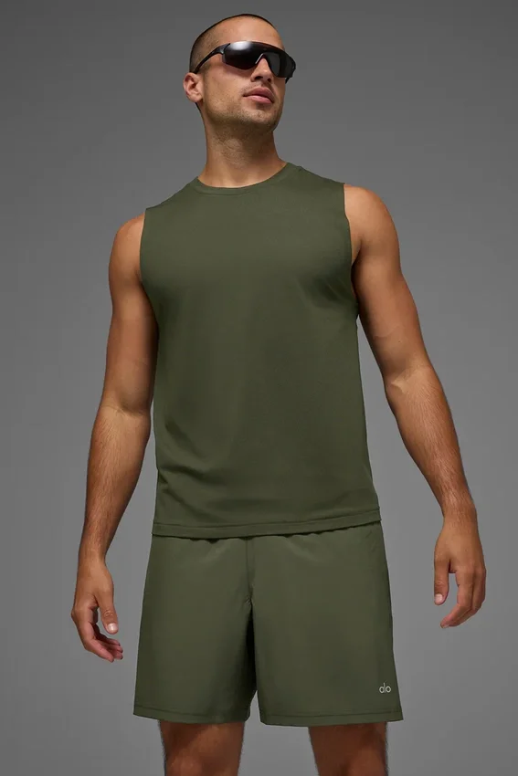 Débardeur Conquer Muscle - Vert olive