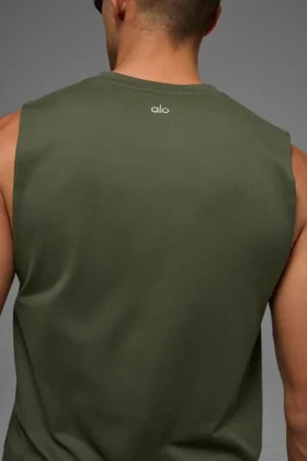 Débardeur Conquer Muscle – Vert olive