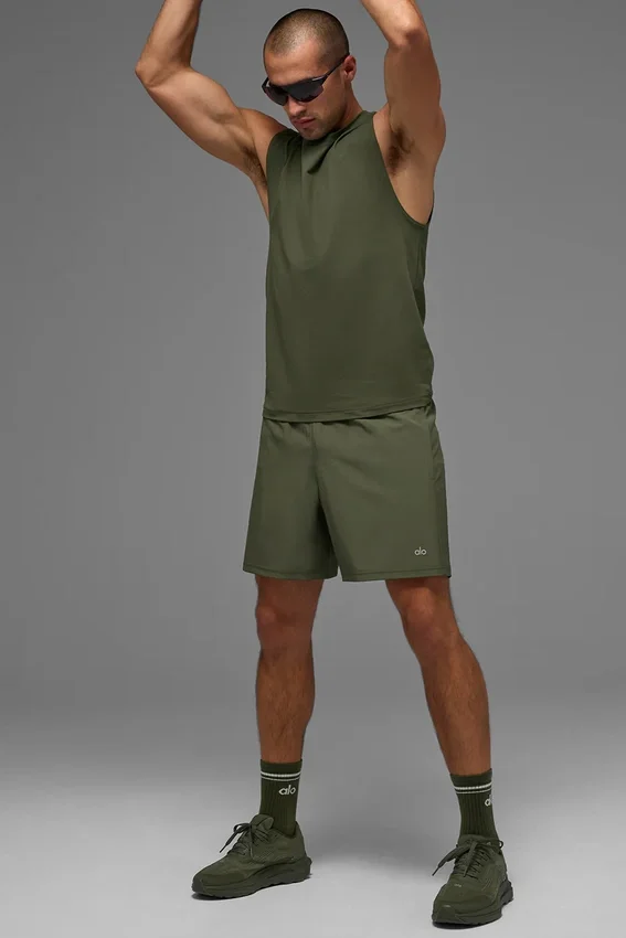 Débardeur Conquer Muscle - Vert olive