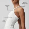 Débardeur corset Airbrush Sparks Fly - Blanc