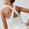 Débardeur corset Airbrush Sparks Fly - Blanc