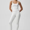 Débardeur corset Airbrush Sparks Fly - Blanc