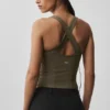 Débardeur corset Airbrush Sparks Fly – Olive Tree