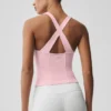 Débardeur corset Airbrush Sparks Fly - Rose vintage