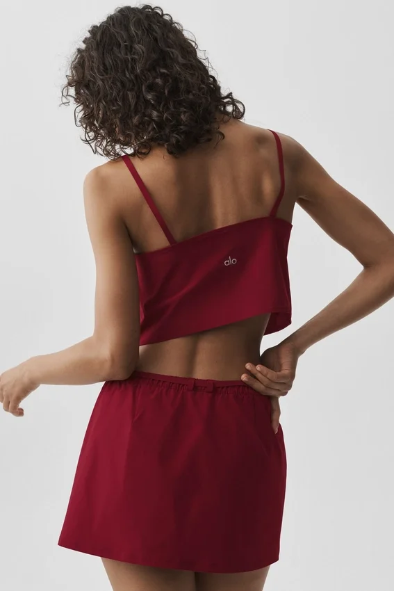 Débardeur court « Connection » - Rouge « Summer Romance »