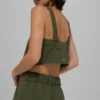 Débardeur court Dreamscape - Vert olive