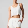 Débardeur court Sport Star - Blanc