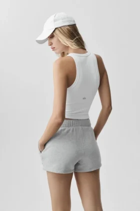 Débardeur Goddess Ribbed Go-To – Blanc