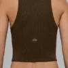 Débardeur Goddess Ribbed Go-To - Espresso
