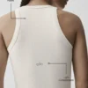 Débardeur Goddess Ribbed Go-To - Ivoire