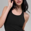 Débardeur « Goddess Ribbed Go-To » - Noir