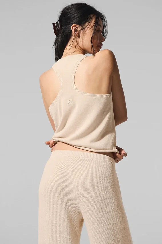 Débardeur Henley Supernatural Sweater - Macadamia