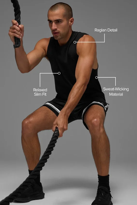 Débardeur musclé Alo Vapor - Noir
