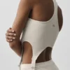 Débardeur Revelation en tissu côtelé Ribbed Alosoft - Oat Milk