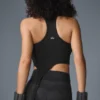 Débardeur Revelation en tissu Ribbed Alosoft – Noir