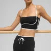 Débardeur-soutien-gorge « Airbrush » aux lignes épurées - Noir/Blanc