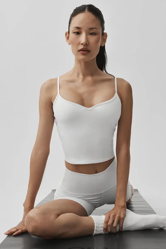 Débardeur-soutien-gorge Airbrush Refined - Blanc
