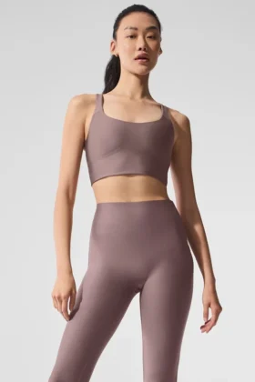 Débardeur-soutien-gorge Airlift Sleek – Mushroom