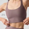 Débardeur-soutien-gorge Airlift Sleek – Mushroom