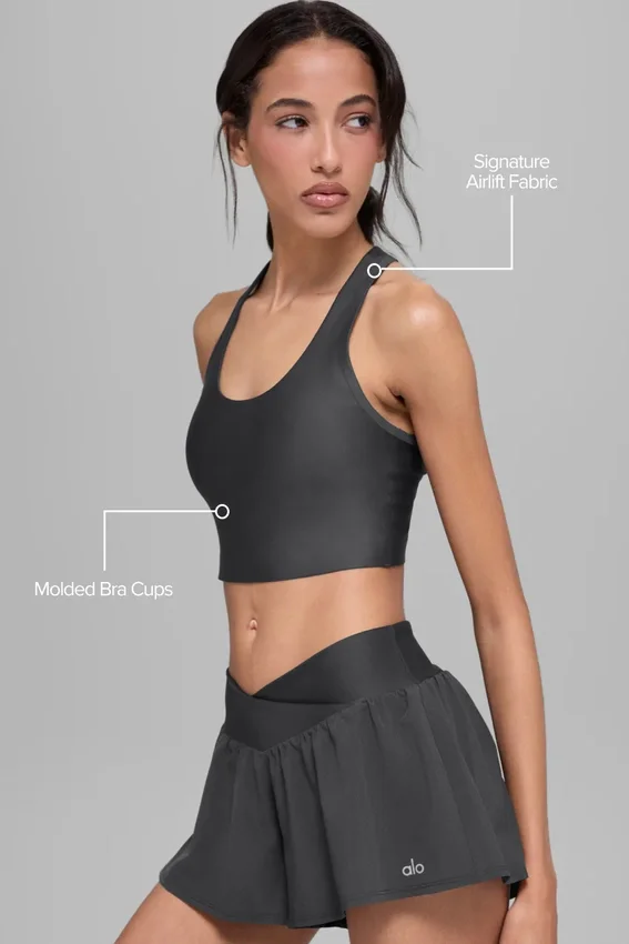 Débardeur-soutien-gorge Airlift Super Sleek - Anthracite