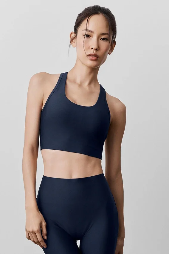 Débardeur-soutien-gorge Airlift Super Sleek - Bleu marine