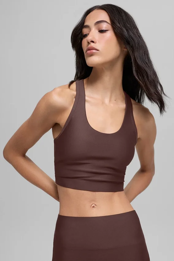 Débardeur-soutien-gorge Airlift Super Sleek - Brownstone
