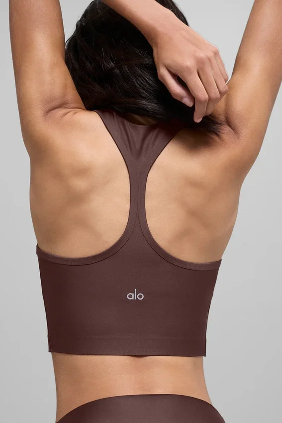 Débardeur-soutien-gorge Airlift Super Sleek - Brownstone