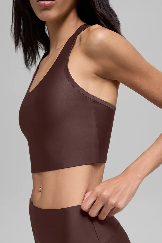 Débardeur-soutien-gorge Airlift Super Sleek - Brownstone
