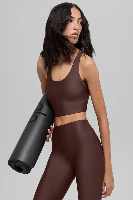 Débardeur-soutien-gorge Airlift Super Sleek - Brownstone