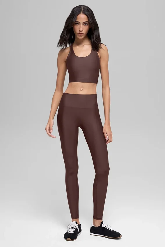 Débardeur-soutien-gorge Airlift Super Sleek - Brownstone