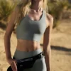 Débardeur-soutien-gorge Airlift Super Sleek - Gris lunaire