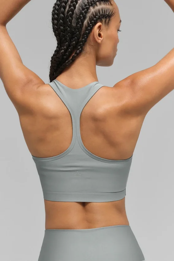 Débardeur-soutien-gorge Airlift Super Sleek - Gris lunaire