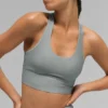 Débardeur-soutien-gorge Airlift Super Sleek - Gris lunaire