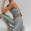 Débardeur-soutien-gorge Airlift Super Sleek - Gris lunaire