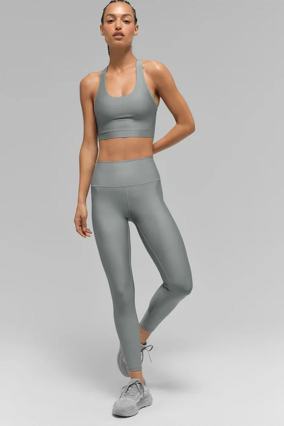 Débardeur-soutien-gorge Airlift Super Sleek - Gris lunaire