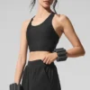 Débardeur-soutien-gorge Airlift Super Sleek - Noir