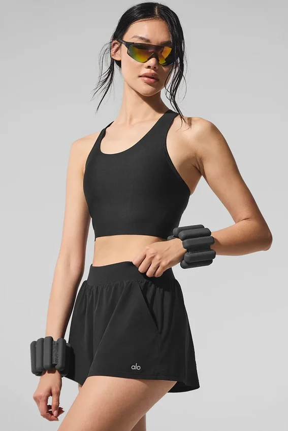 Débardeur-soutien-gorge Airlift Super Sleek - Noir