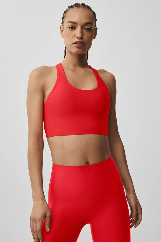 Débardeur-soutien-gorge Airlift Super Sleek - Rouge vif