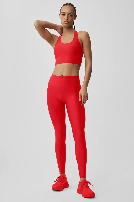 Débardeur-soutien-gorge Airlift Super Sleek - Rouge vif