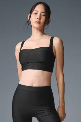 Débardeur-soutien-gorge Airlift « Turn It up » - Noir