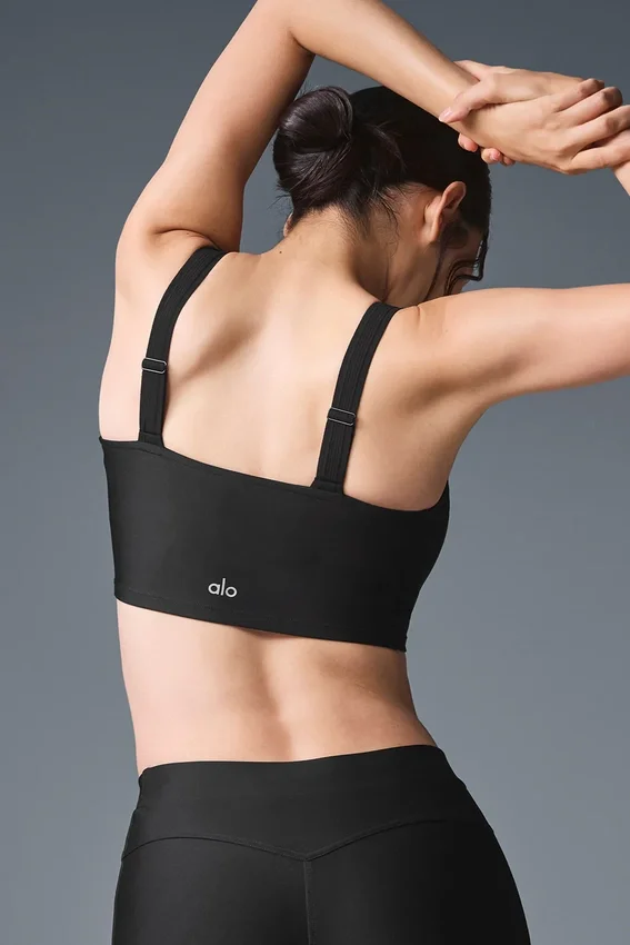 Débardeur-soutien-gorge Airlift « Turn It up » - Noir