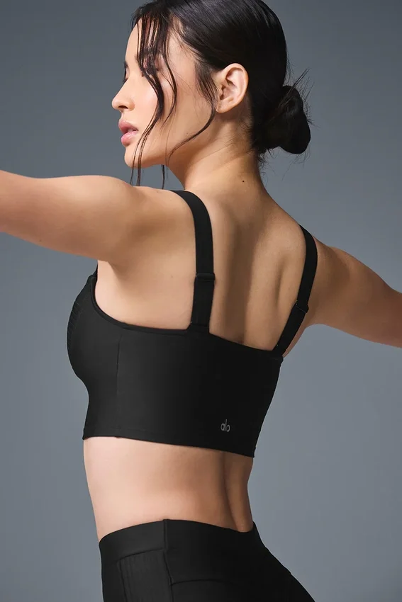 Débardeur-soutien-gorge Airlift « Turn It up » - Noir