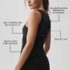 Débardeur-soutien-gorge Alo Softsculpt « No Nonsense » - Noir