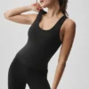 Débardeur-soutien-gorge Alo Softsculpt « No Nonsense » - Noir