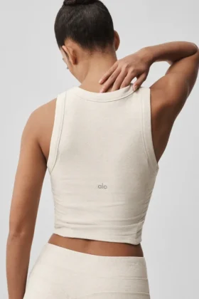 Débardeur à soutien-gorge Sway – Gris chiné
