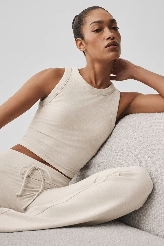 Débardeur à soutien-gorge Sway - Gris chiné