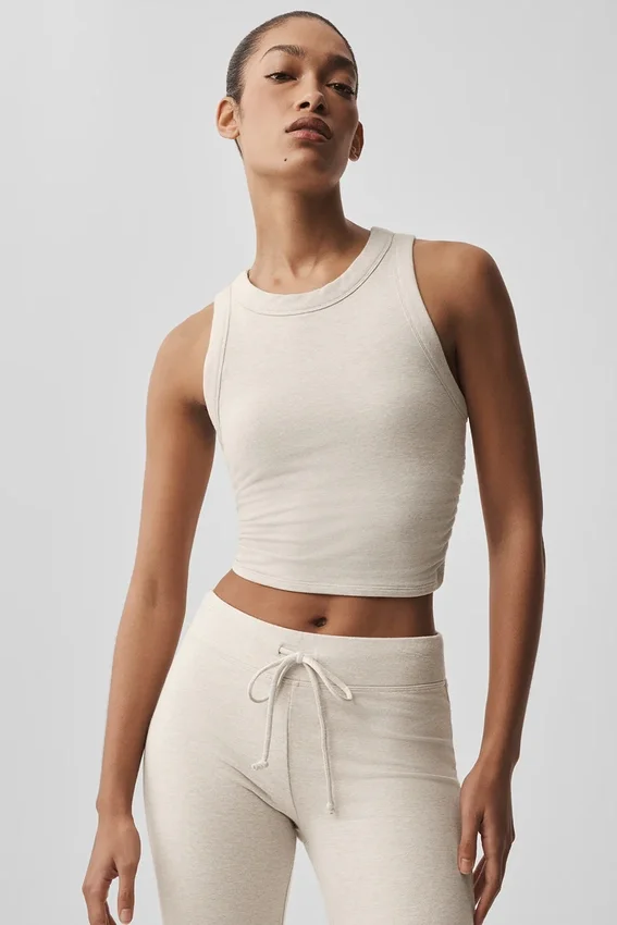 Débardeur à soutien-gorge Sway - Gris chiné